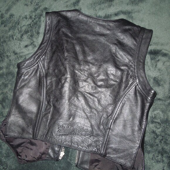 Authentic vintage Flying Bikes leather vest - Picture 5 of 5